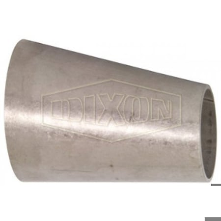 Dixon Eccentric Weld Reducer, Series: B32W, Fitting/Connector Type: Reducer, 4 x 2 in Nominal Size, 0.083 B32W-R400200U
